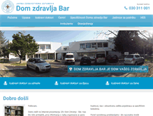 Tablet Screenshot of domzdravljabar.com